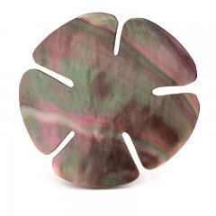 Runde Form aus Perlmutt - Durchmesser von 50 mm