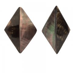 2 Formen aus TahitiPerlmutt - 60 x 35 mm