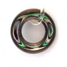 Runde Form aus Perlmutt - Durchmesser von 12 mm