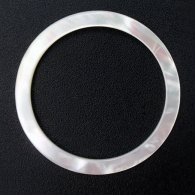 Runde Form aus Perlmutt - Durchmesser von 42 mm