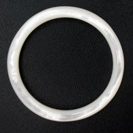 Runde Form aus Perlmutt - Durchmesser von 45 mm